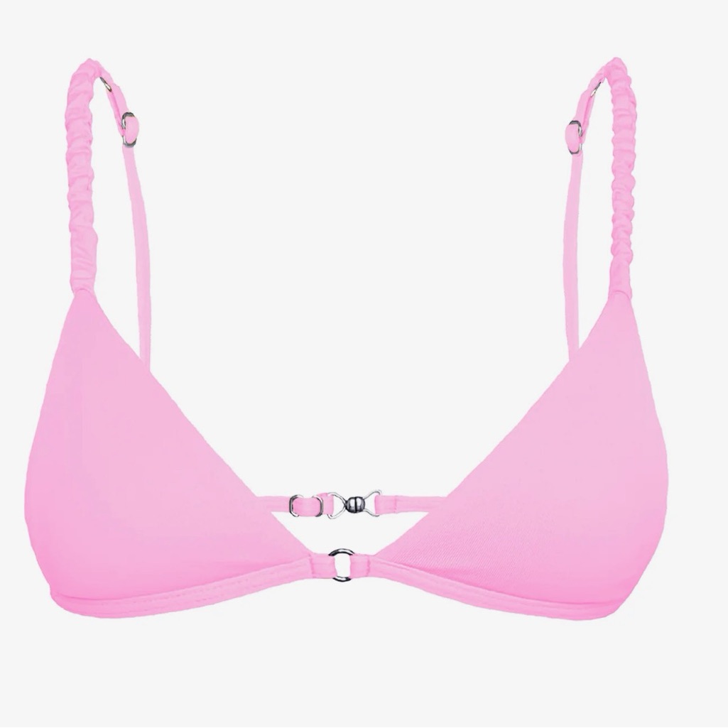 Knight Swim Pamela Bikini Top  Bottom Bubblegum Brand New